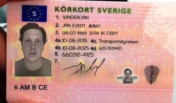 acheter un permis de conduire en Suède