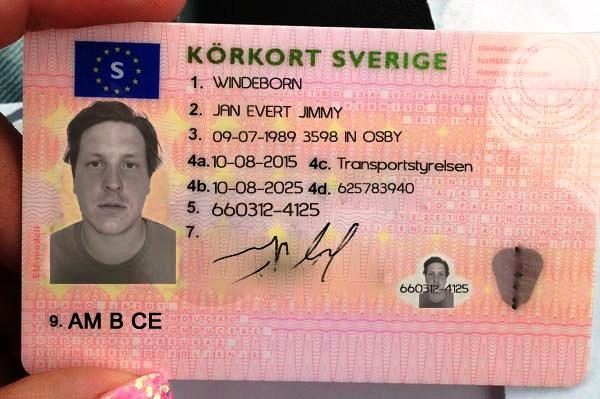 acheter un permis de conduire en Suède