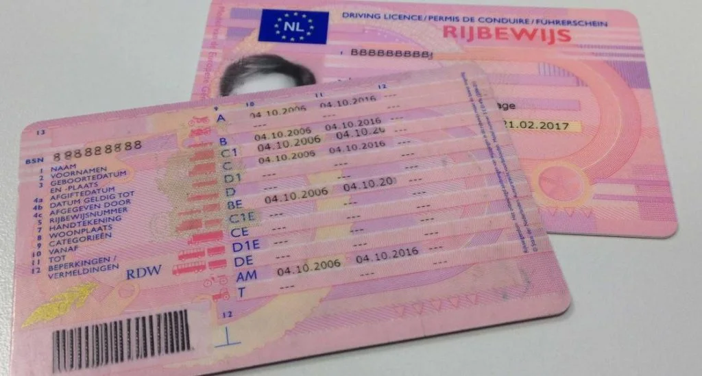Koop een rijbewijs in Nederland & België